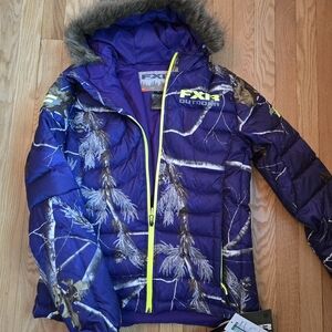 Fox Purple Camo Ski Jacket